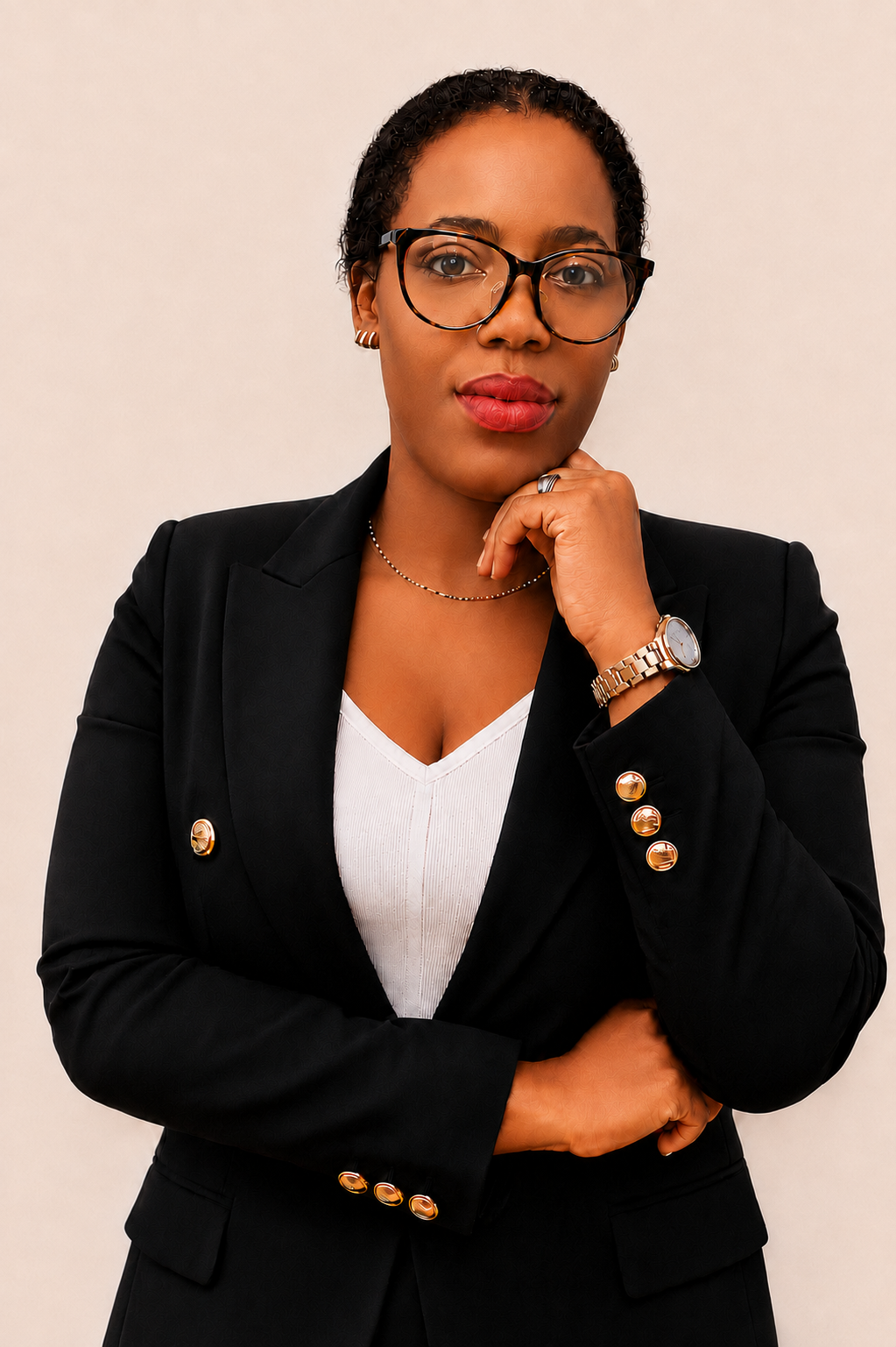 Emma B. Bada, author, strategist and founder of Own Your CHAIR Academy